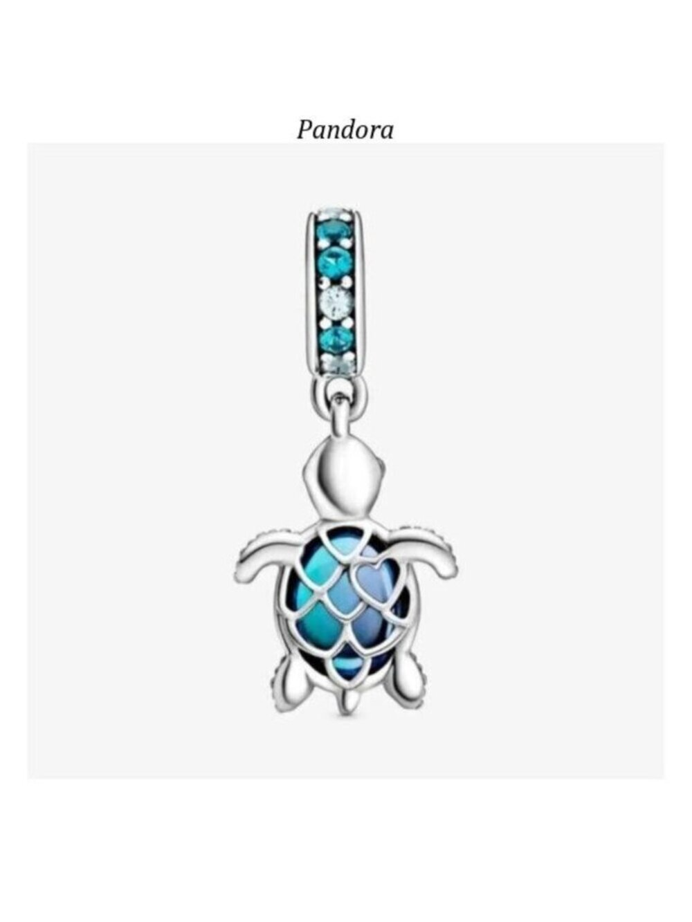 Pandora Blue Turtle Charm
